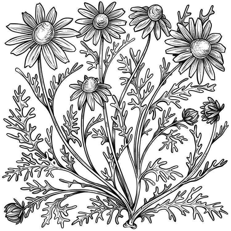 Lee John Phillips Chamomile Illustration - Old Faithful