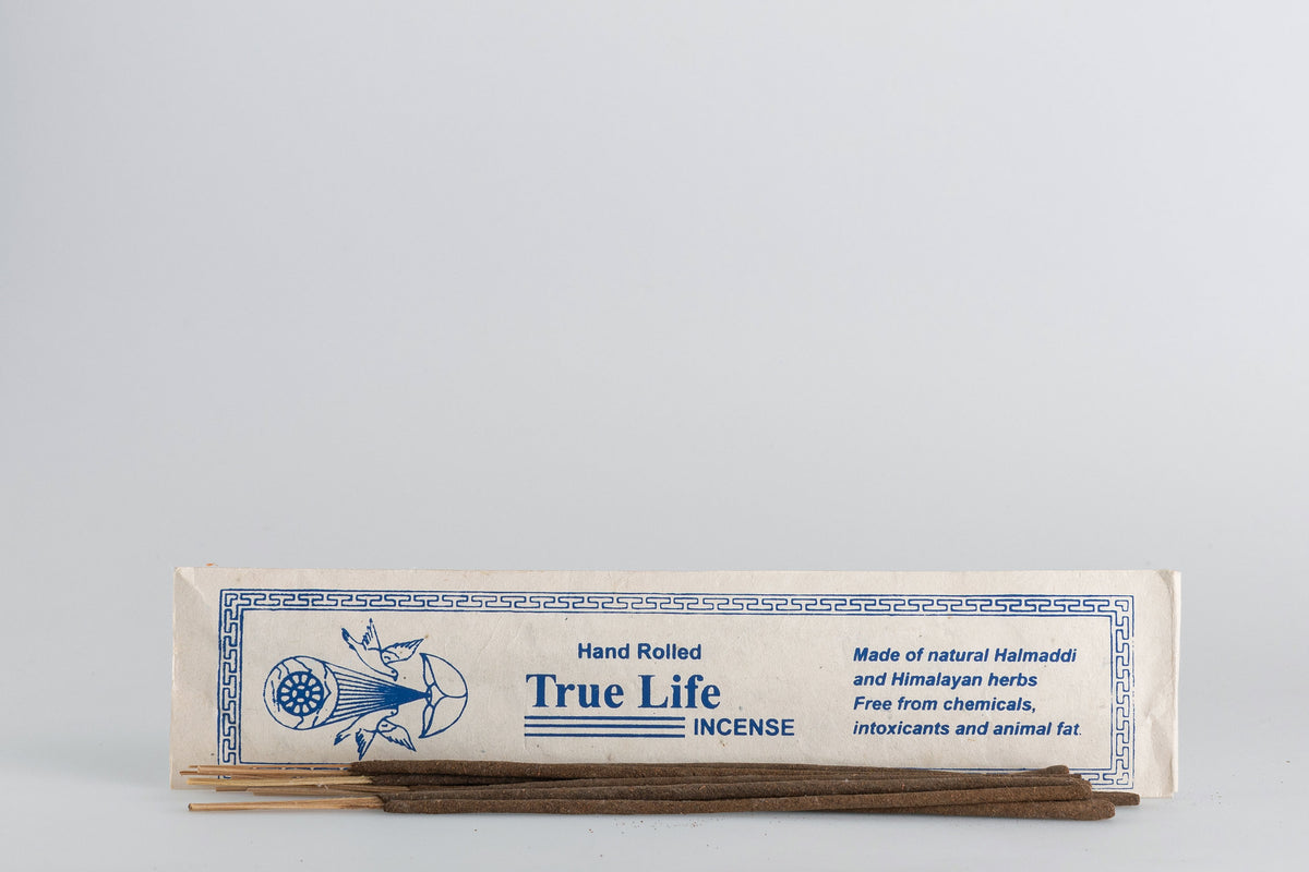 Natural, hand rolled True Life Incense Sticks